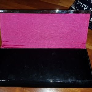 Black clutch purse